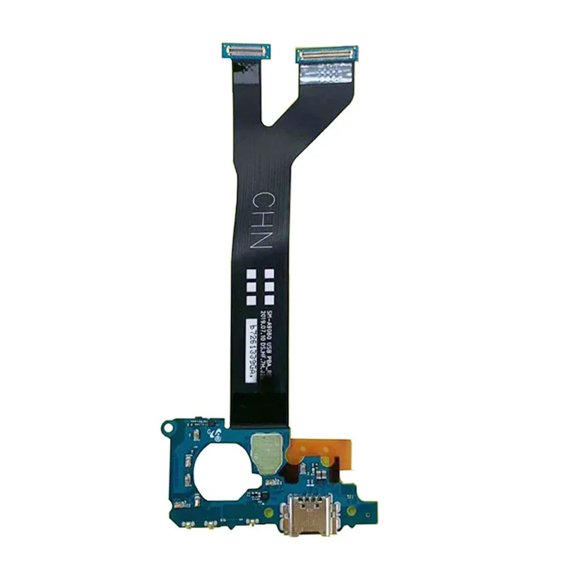 USB Ports Uzlādes Kabeļa Savienotājs Doks Flex Kabelis Samsung A90 5G A908B A908N Rezerves Daļas