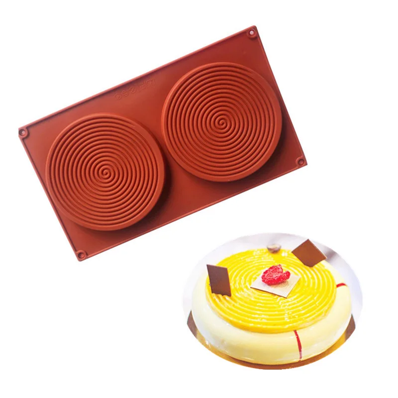 Silikona Veidnē Moskītu Aprindās-veida Putas, Silikona Kūku 3D Pelējuma Dekorēšanas Instrumentiem Karamele Šokolādes Pelējuma Cepšanas Bakeware