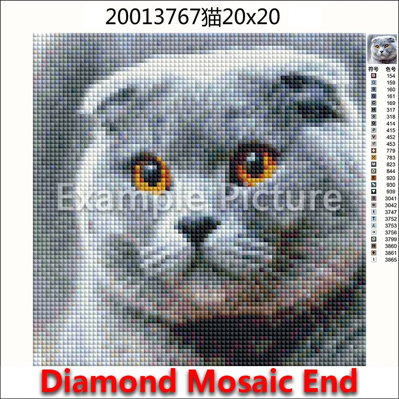5D Pilnu Kvadrātveida Dimanta gleznu izšūšana krustdūrienā Dzīvniekiem krāsains Suni, kaķi, brieži 3D DIY Kārtas Urbt Zīmēšanas mozaīkas 178