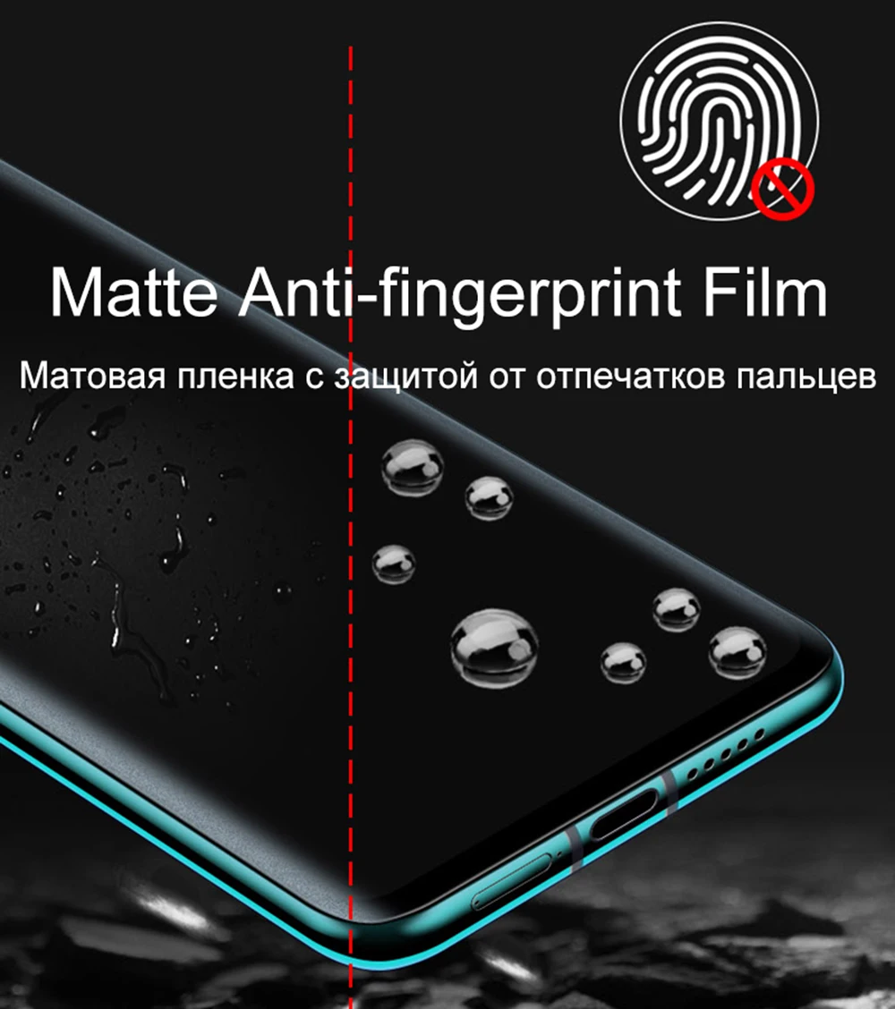 Matēts Anti-pirkstu nospiedumu Hidrogelu Filmas Xiaomi Redmi 9T 9 T 9.A 9.C Redmi9 C T9 Ekrāna Aizsargs, Ne Aizsardzības Rūdīts Stikls