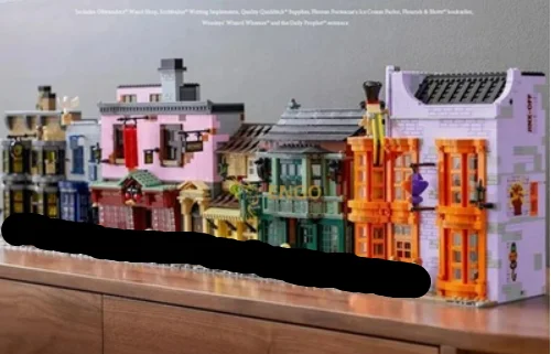 20007 Diagoned Aleja Celtniecības Bloki Komplekti, Ķieģeļu Klasiskās Potera Filmu Sērijas Modelis Bērniem DIY Rotaļlietas Bērniem Dāvanu 10217