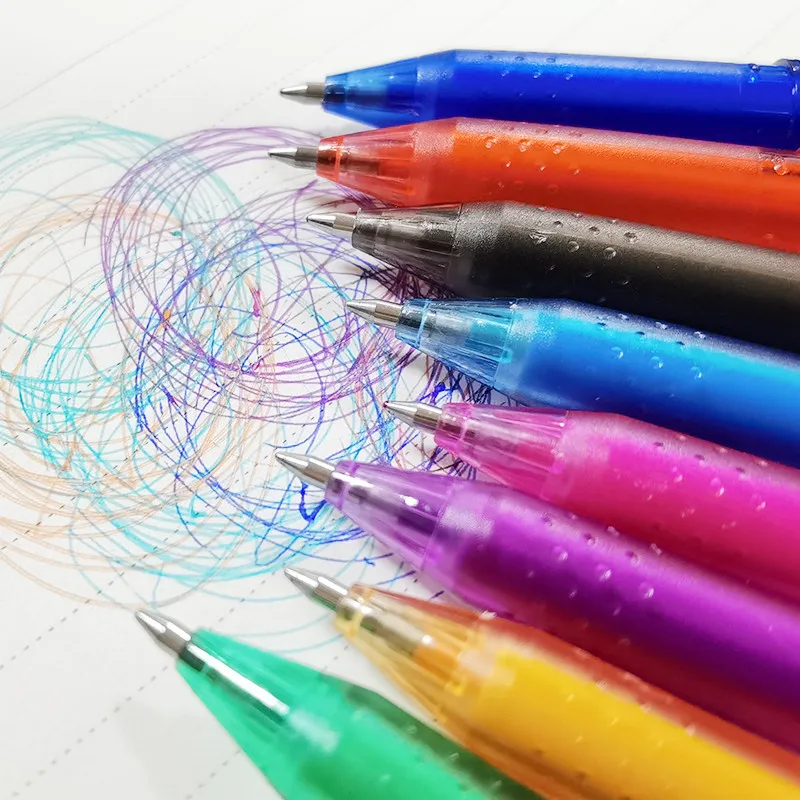8 Gab. Izdzēšami Pildspalvu 8 Krāsu Tintes Gēla Pildspalvu Komplekts Stili Varavīksnes Jaunu selleru Radošā Zīmēšanas Kancelejas preces, Pildspalvas Skolu Birojs