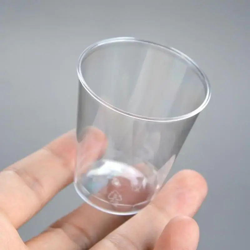 20pcs Pārredzamu Eco-friendly Skaidrs, Plastmasas Vienreizējās lietošanas Puse Shot Brilles Jelly Tases, ko Izmanto, Kāzām, Dzimšanas dienas svinībām Trauki