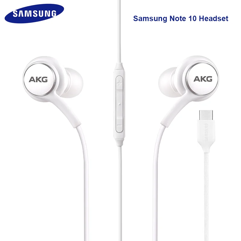 Oriģināls Samsung AKG Austiņas EO-IG955 Austiņas In-ear Tipa C ar Mic Vadu GALAXY NOTE 10 PIEZĪME 20 S20 S21 Ultra Austiņas