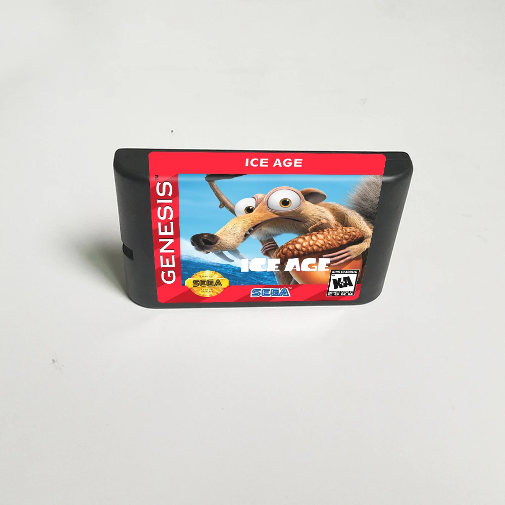 Ledus Vecums - 16 Bitu MD Spēles Karti Sega Megadrive Genesis Video Spēļu Konsole Kārtridžs