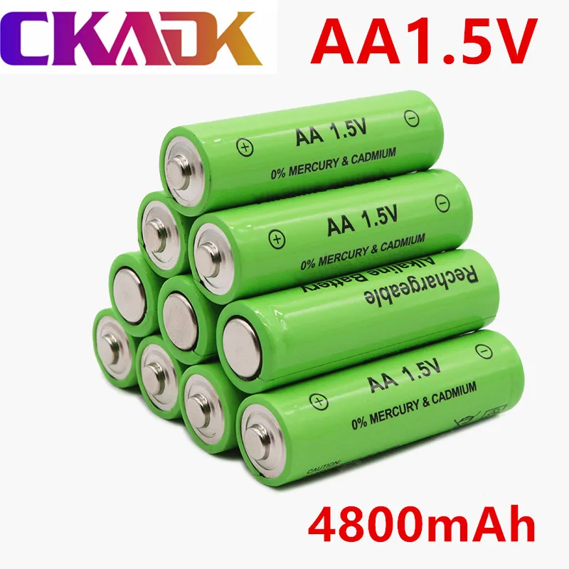 1-20pcs 1,5 V AAA baterijas 4800mAh Uzlādējams akumulators NI-MH 1,5 V AAA baterijas Pulksteņu pelēm, datori, rotaļlietas utt+bezmaksas piegāde