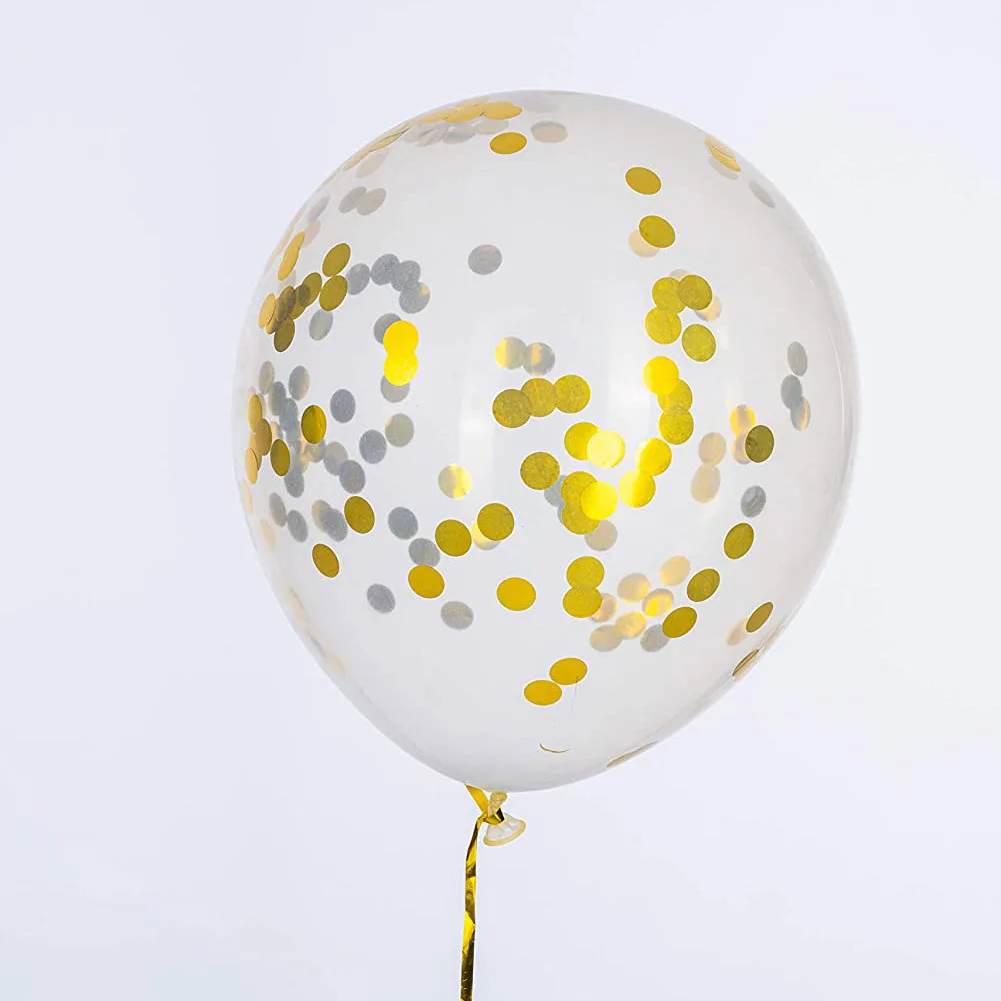 50gab/daudz Dzeltena Balta Zelta Konfeti Baloni Dzimšanas dienas svinības Rotājumi Saulespuķu Balonu Globo Bērnu Duša Puse Dekori