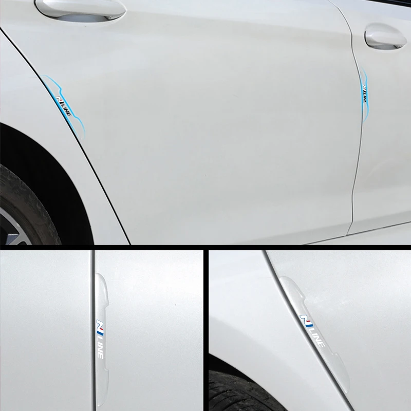 Automašīnu durvju anti-sadursmes lentes apdare pārveidošana Par Hyundai N i30 Universāla Tucson Veloster Auto Piederumi Stils