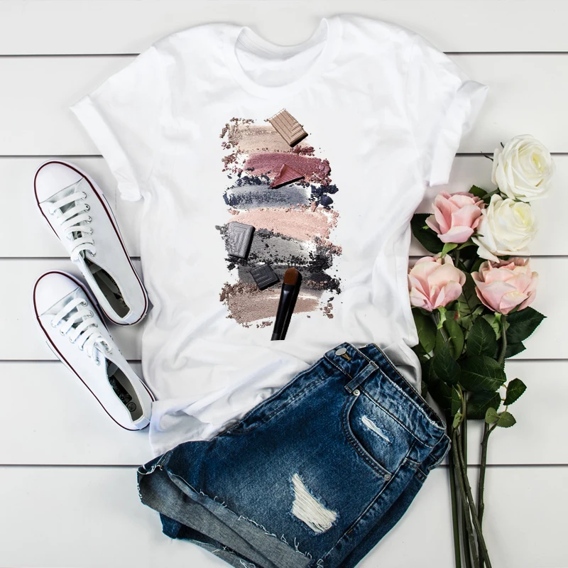 Sieviešu T-Krekli, 3D Druka Topi Vogue Lielgabarīta T-Krekls 90s Modes Vasaras Harajuku t-krekli ar Īsām Piedurknēm O-veida Kakla Top Tees