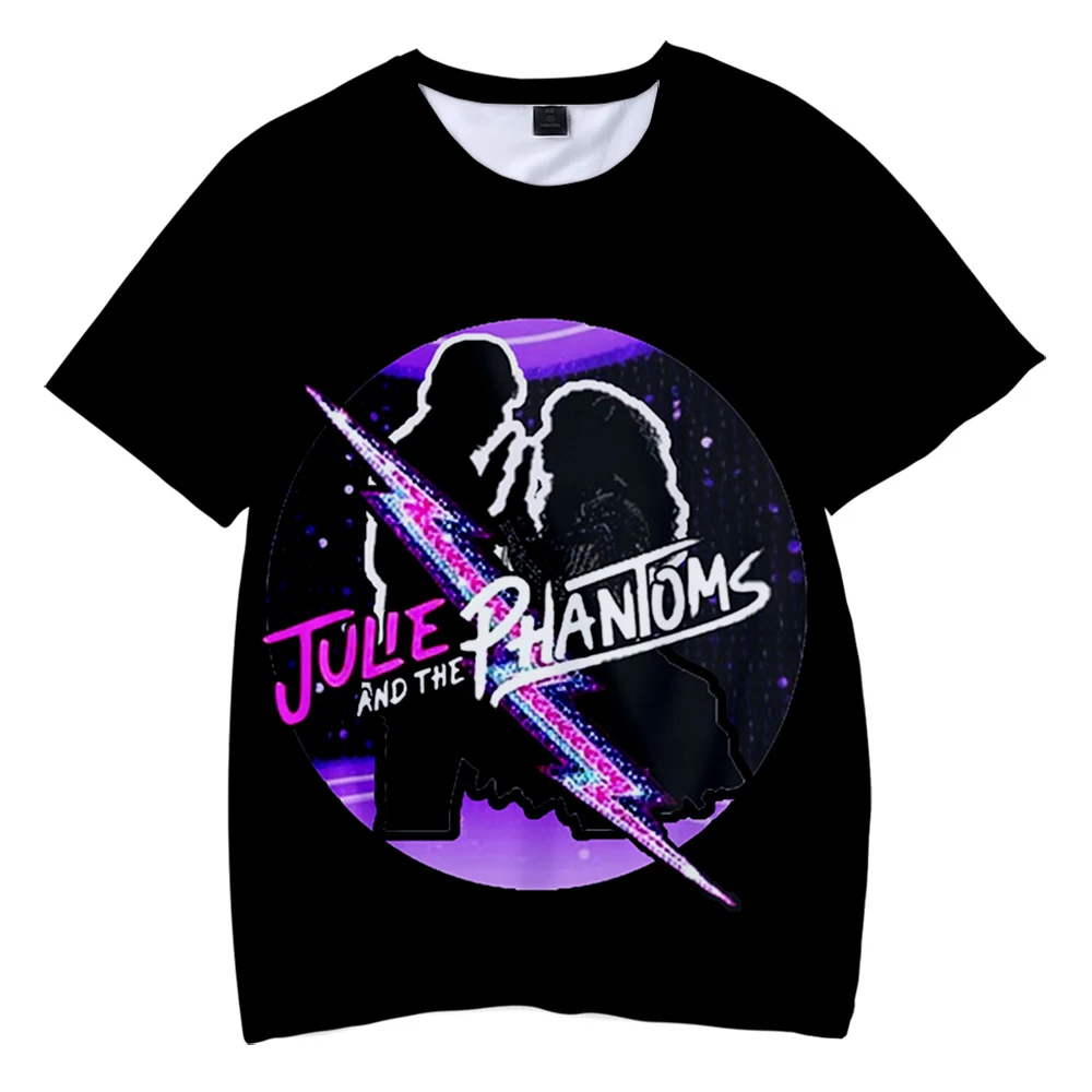 Vīriešu un Sieviešu Drēbes, Julie Un Phantoms Iespiesti 3D T-krekls Zēniem, Meitenēm, Streetwear Modes Lielgabarīta T Krekli Hip Hop t-veida Topi