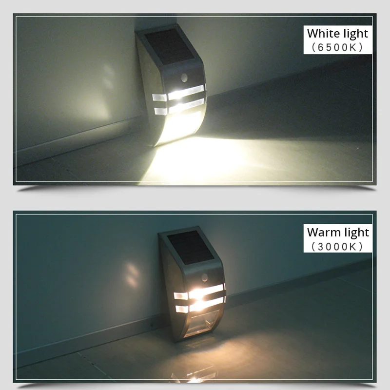 WAKYME 2 LED Saules Gaismas Āra Sienas Gaismas PIR Kustības Sensoru Saules Ielu Apgaismojuma Lampas Dārza Dekorēšana Ceļš Pagalmā Prožektors