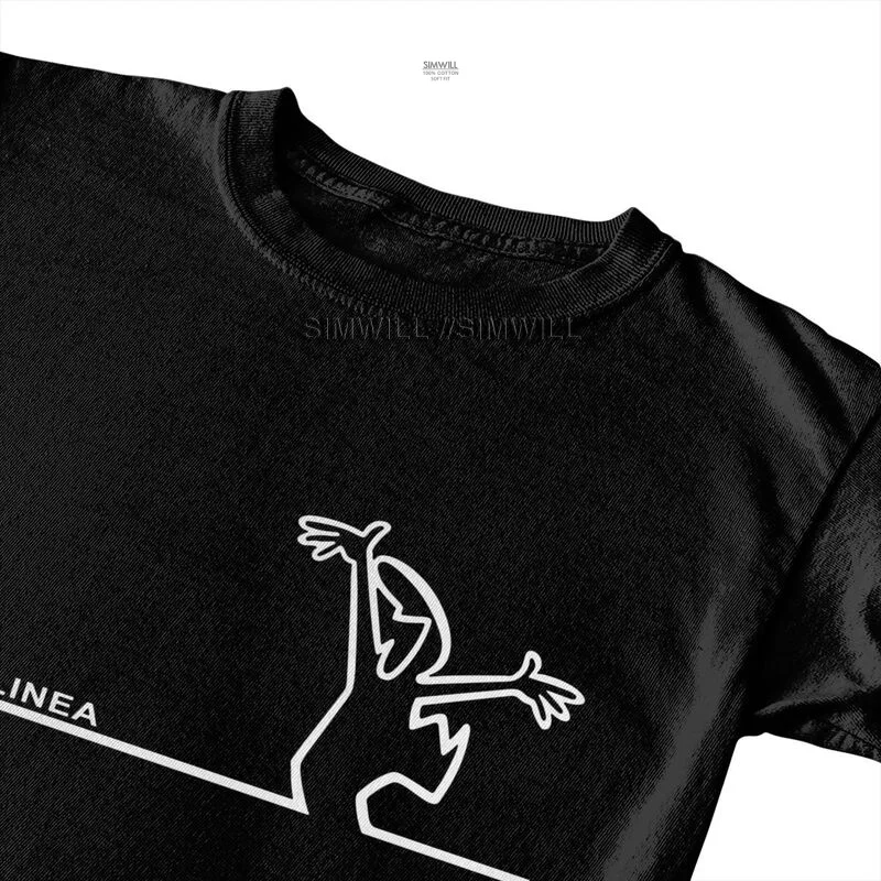 Smieklīgi La ne dienu bez līnijas Smieties T Krekls Vīriešiem ar Īsām Piedurknēm Kokvilnas T-krekls Animācijas Komēdija Grafiskais Tee Tshirts Dāvanu Idejas