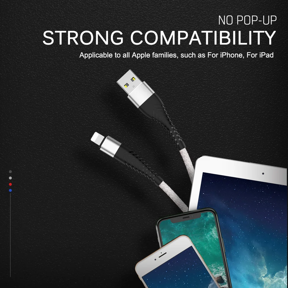 0,2 m 1m 2m 3m USB Ātrās Uzlādes Lādētāja Kabelis Priekš iPhone 11 12 Pro X 6 6S 7 8 5 5S iPad Izcelsmes Vadu Garu Vadu, Mobilā Telefona Kabeļi