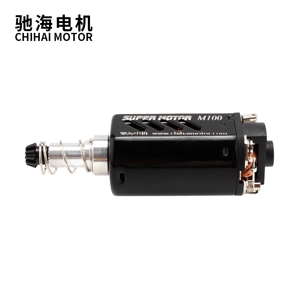 OEM CHF-480SA-11340 M100 Long-Axis high speed hardened steel D- Gear motor with Ver.2 Gearbox for M16/M4/MP5/G3/P90 AEG Airsoft