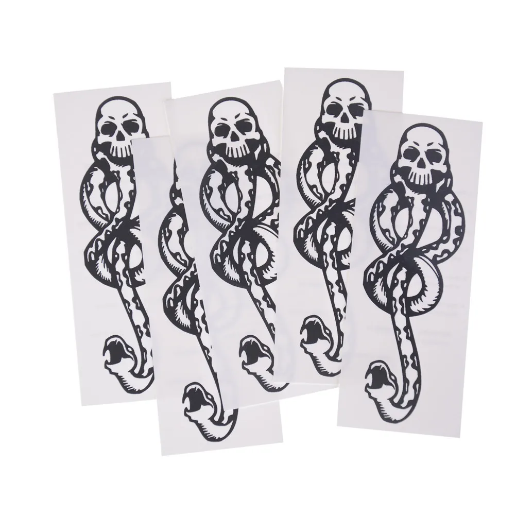 Nāves Ēdāji Tumšo Zīmi veido Tetovējumu Uzlīmes Cosplay Piederumi Un Dejas, Deju Grupa Roku Mākslas 5GAB