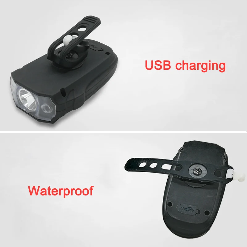 Hot 1pcs Bicycle Light Solar USB Charging Mountain Bike Accessories High Brightness DO2