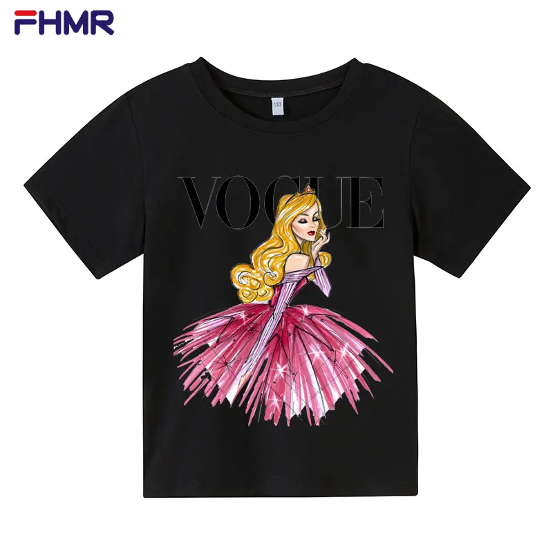 Jaunu Bērnu Kokvilnas T Krekls Meitenēm Tshirt Tetovējums Princese Meitene T-krekls Atpūtas Egirl Apģērbs Bērniem, Apģērbs Zēns Grafiskais T krekls