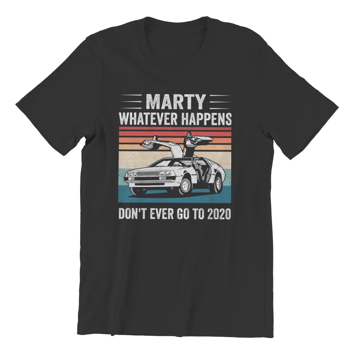 Marty Neatkarīgi Notiek Dont kādreiz aiziet līdz 2020. gadam Kokvilnas Modes Vintage Retro Hip-Hop Plus Lieluma Apģērbu 28310