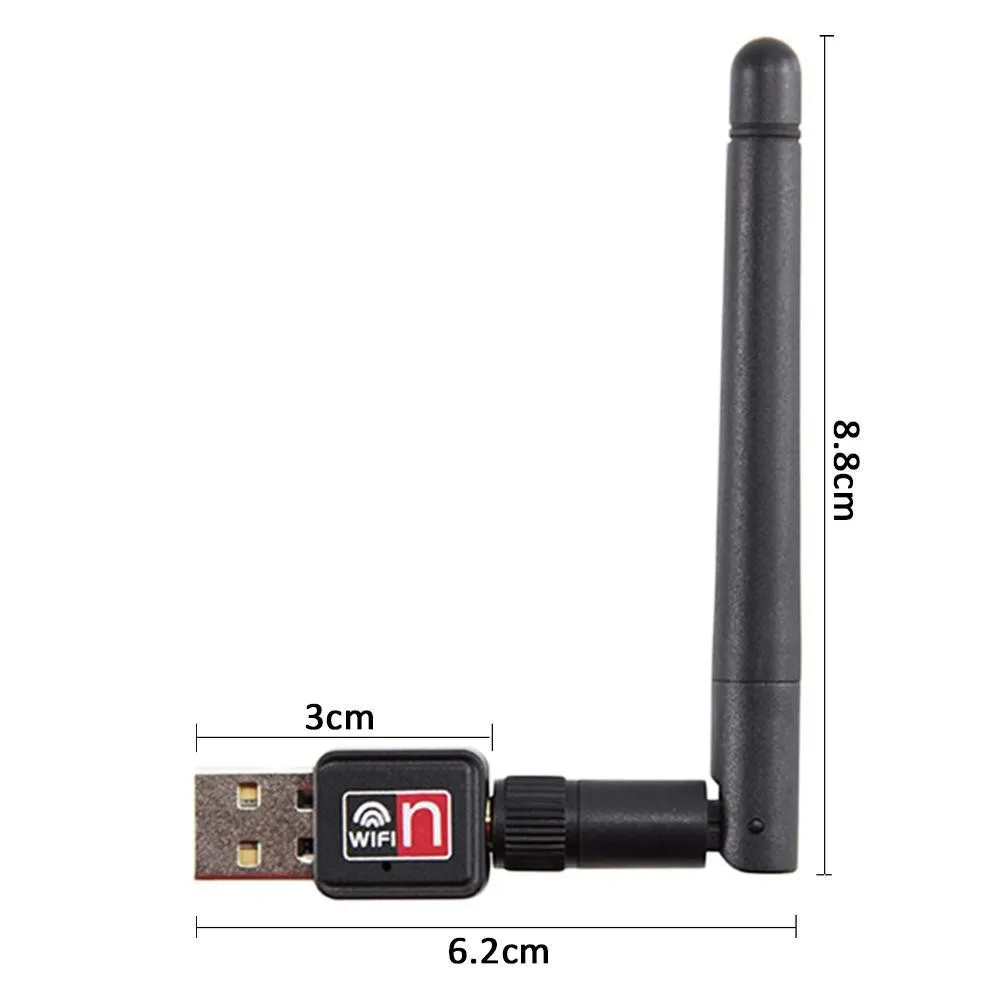 Adapteris 600Mbps Wi fi Adapteris USB Ethernet DATORA Wi-Fi 2.4 GHz 5GHz USB2.0 Dongle Uztvērēju Kartes Desktop Laptop Windows WiFi