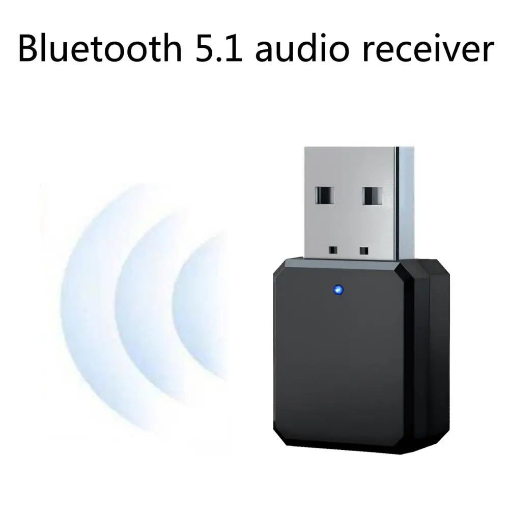 Brīvroku Automašīnas komplekts USB Bluetooth Uztvērēju, Bluetooth 5.0 audio raidītāju adapteri, lai Auto Skaļrunis MP3 mūzikas atskaņotājs, ar MIC pa tālruni