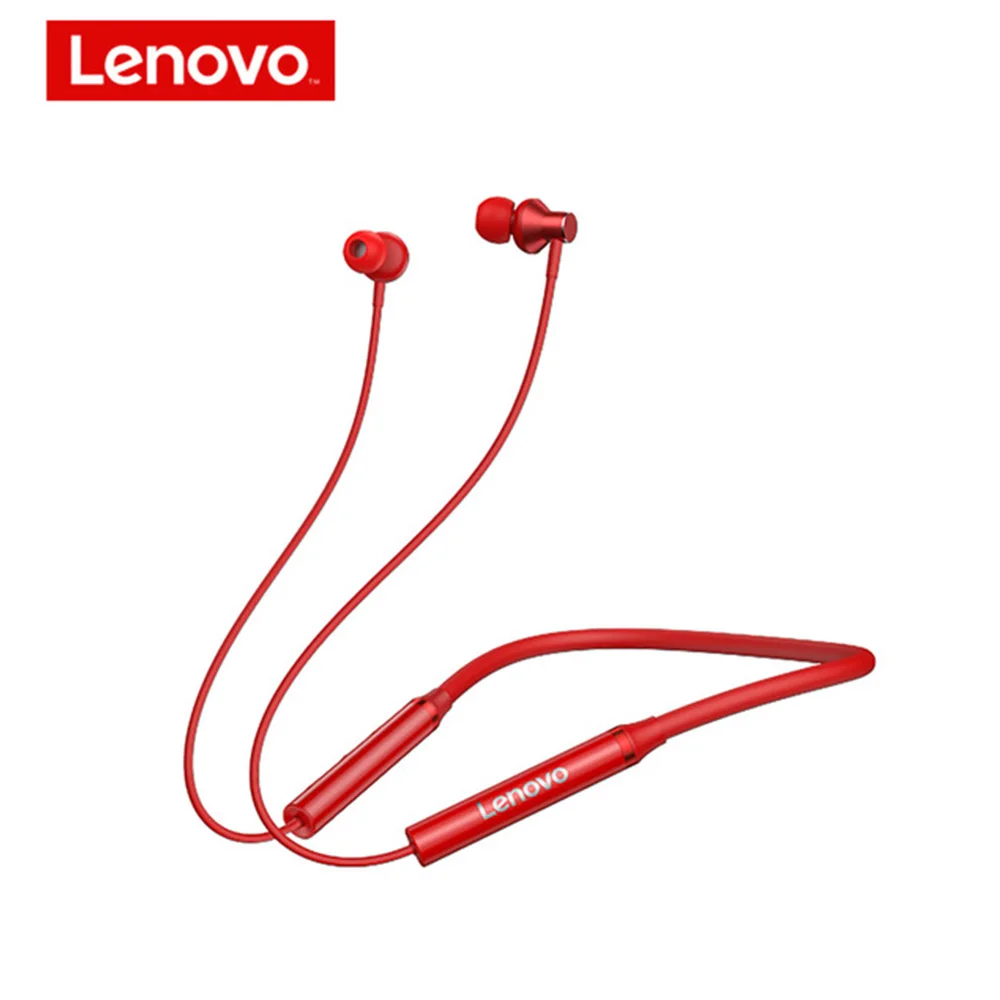 Lenovo 5.0 Bluetooth HE05X Austiņas Ūdensizturīgs Earbuds HiFi Skaņas, Magnētiskā Neckband Austiņas Sporta Austiņas