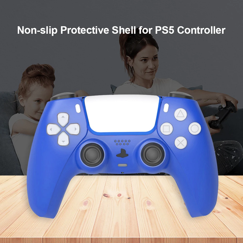 ABS Nomaiņa Kontrolieris Shell PlayStation 5 PS5 Gamepad Kontrolieris DIY Priekšējo Vāciņu Aizmugurējo Vāciņu DualSense