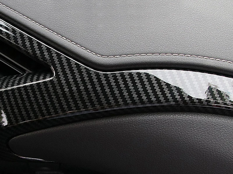 Par Lexus UX UX200 250H 260H 2019 2020 Oglekļa Šķiedras Stila Automašīnas Interjera Centrā Kontroles Ap Apdare Veidošanas Piederumi