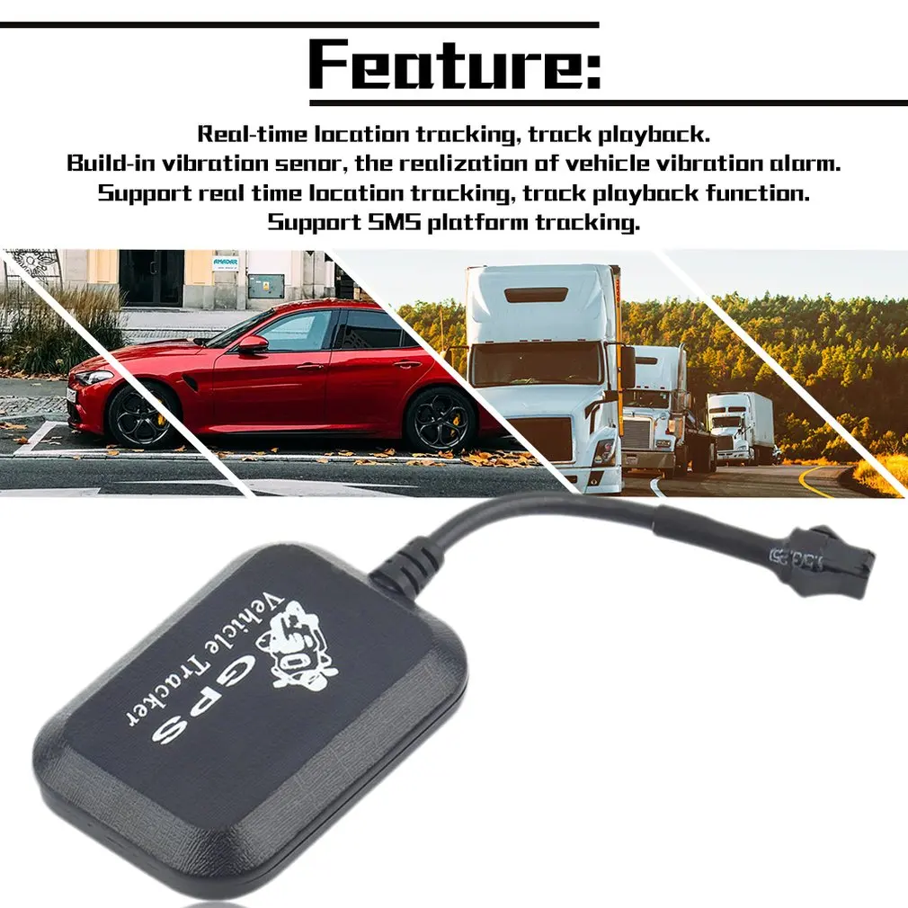 Mini Portatīvo GPS GPRS Tracker Tīkla SMS Velosipēdu, Automašīnu, Motociklu Monitors GPS atrašanās vietas Atbalsta SMS, GPRS Sekošanas