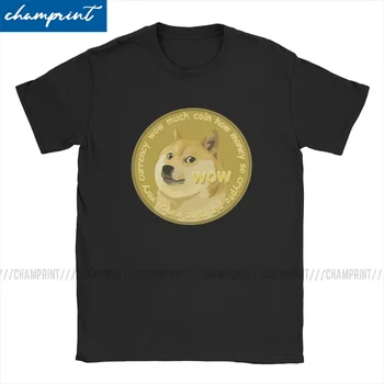 Vīriešu T-Krekls Doge Monēta Ir 2021. Bitcoin Kriptogrāfijas Cryptocurrency Tee Kreklu Ethereum Dogecoin Btc T Krekls Blockchain Apģērbi