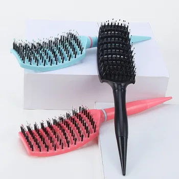 Detangle Hairbrush Galvas Masāža Matu Ķemme atdaloša viela Birste, Cirtaini Mati Suku Detangler Hairbrush Sievietes Vīrieši Salons