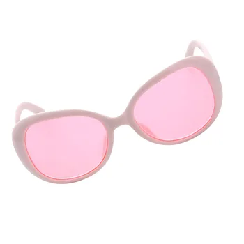 Jaunā Stila 18inch Lelle Piederumu - Balts Rāmis Brilles Brilles Saulesbrilles Lelle Peldkostīmi Piederumu