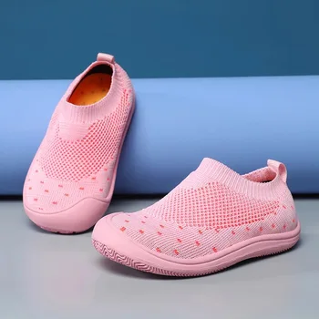 Vasaras čības bērnu dzīvoklis apavi bērniem gadījuma kvīts par pasniedzēju mīksta platforma mokasīni elpojoši sporta apavi meitenēm zēniem
