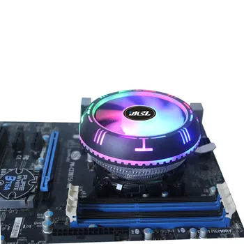 BINGHONG Dizaina Jaunu CPU Cooler Heatsink 90mm 3PIN Klusu CPU Atdzist RGB Ventilators Intel LGA775 1150 1151 1155 1156 1366 AMD AM2 AM3