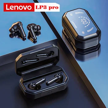 Lenovo LP3 Pro TWS Bluetooth Austiņas LED Displejs Trokšņa Slāpēšanas Sporta Spēļu Bezvadu Austiņas un Earbuds Dual Vadītāja Austiņas