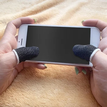 10 Pārī Mobilās Spēles Pirkstu Cimdi Spēlētājs Sweatproof Anti-slip Touch Screen Pirkstu Uzmava Elpojošs Spēļu Pirkstu Vāciņu