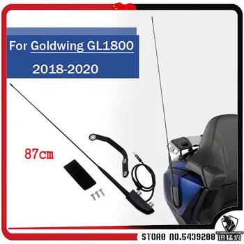 Motociklu Aksesuāri Black Staciju Radio Antenas Bāzes Honda Goldwing Gold Wing 1800 GL1800 GL 1800 gl1800 2018 2019 2020