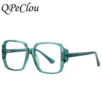 Ir 2021. Vintage Laukumā Leopard Brilles Rāmis Sieviešu Dizaineru Modes Optisko Anti-zilās Brilles Sieviešu Briļļu Oculos Feminino