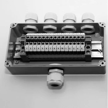 158*90*60mm Viens no Četriem Ārā vadu sadales kārbas savienojuma ūdensizturīgu IP66 ABS plastmasas kasti izmantot kā junction kameras komplekts