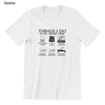 Vairumtirdzniecības Cepšanas Baker Sourdough Maizes Meistars Mens Zvaniķis T-Krekls Essentials Lielgabarīta HipHop Vintage Vīriešu Apģērbu 99753