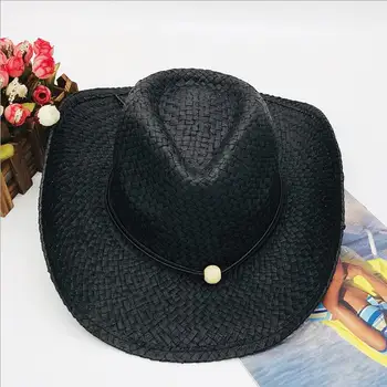 Ir 2021. vasaras papīra salmu fedora cepures, lai unisex tautas forši, jauki, skaisti kovboju fedora cepures unisex cepurē papīra salmi