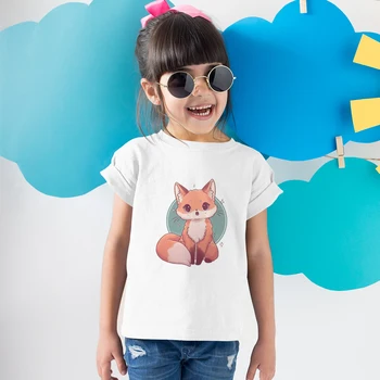 Gudrs Lapsa Bebe Camiseta Kawaii Harajuku Vasaras Bērnu T-krekls Mājīgu Īsām Piedurknēm Ikdienas Bērnu Apģērbu Modes Urbano Meitene Tees