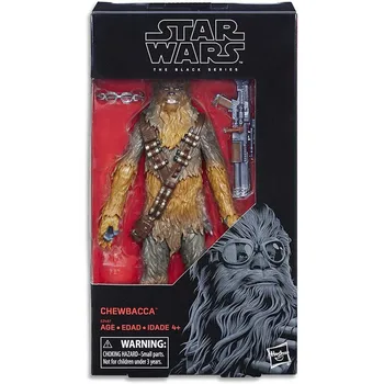 6inch Hasbro Star Wars Melnā Sērija Chewbacca anime rīcības & rotaļlietu skaitļi modeli, rotaļlietas bērniem ar lodziņu