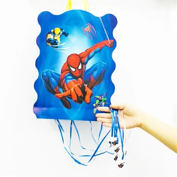Spiderman Locīšanas Pinata Bērniem Dzimšanas Dienas Ballīti Spēle Apdare Smieklīgi Zēni Dzimšanas Dienas Svinības Piegādēm Bērniem Puses Zirnekļcilvēka Pinata