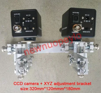 ACF LCD ekrāns mašīnu piederumi COF kamera vizuālā saskaņošana instruments, CCD kameras turētājs regulētājs XYZ regulētājam