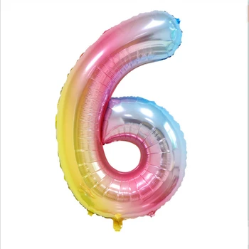 32 Collu Digital Balonu Rose Gold Dzimšanas Dienas Svinības Bērnu Vannas Apdare Jubileju Piederumi