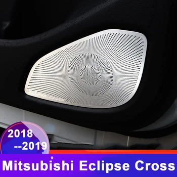 4gab Auto Optiskā Audio Skaļrunis Iekšējo Durvju Skaļrunis Apdares Uzlīme Vāks Mitsubishi Eclipse Krusta 2018 2019 Piederumi