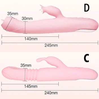 Automātiskā Teleskopiskie Dildo Vibrators G-Spot Trušu Vibrators Klitora Stimulators Apkures Vibrador Wand Massager Seksa Rotaļlietas Sievietēm