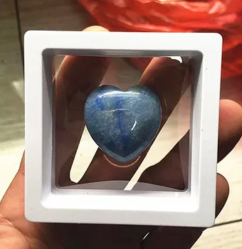 Dabas kvarca kristāls tīrs roku darbs enerģētikas sirds Reiki piedurknēm lodziņu, lai sūtīt draugam labākā dāvana