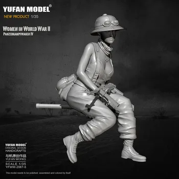 1/35 Yufan modelis Sveķu modelis komplekti attēls bezkrāsains un self-samontētas YFWW-2067-5