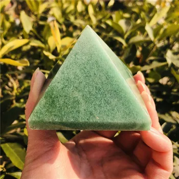 Dabiskā Kristāla Piramīdas Ornamenti, Dabas Zaļā Dongling Jade Piramīdas Enerģijas Torni, Garīgo Meditācija